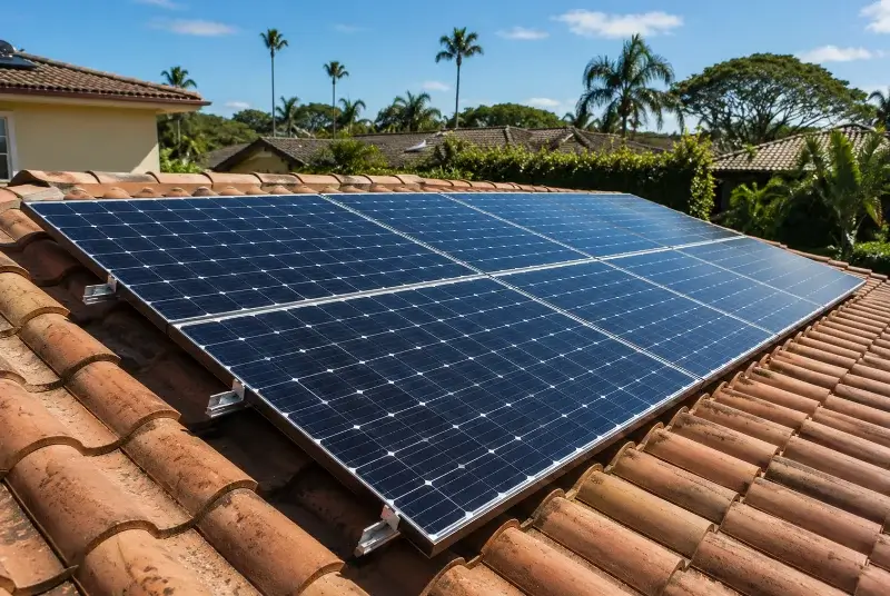 Installation de panneaux solaires à Corme-Royal